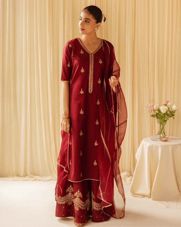 Gulnaar | 3-Piece Stitched Embroidered Suit