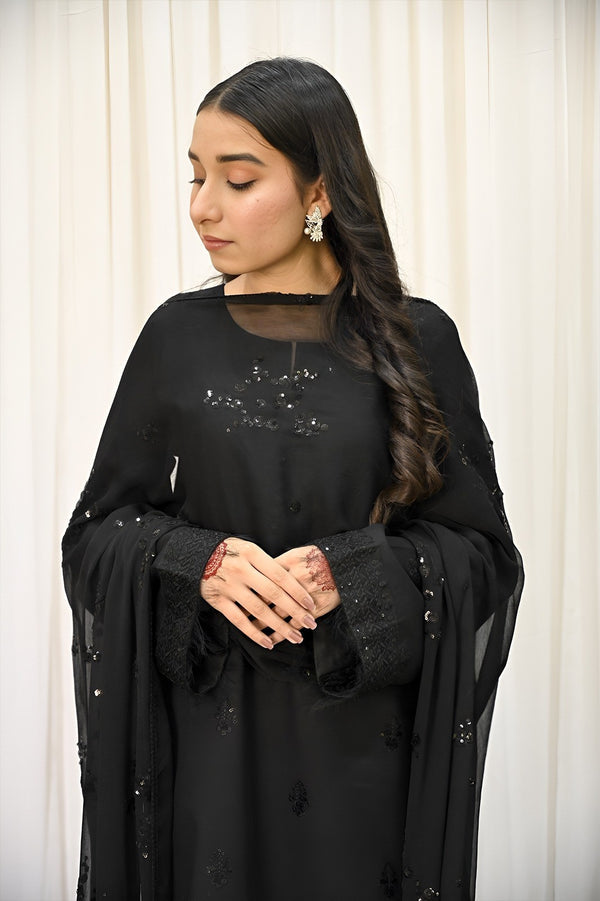 Shab e Noor | 3 Piece Stitched Suit